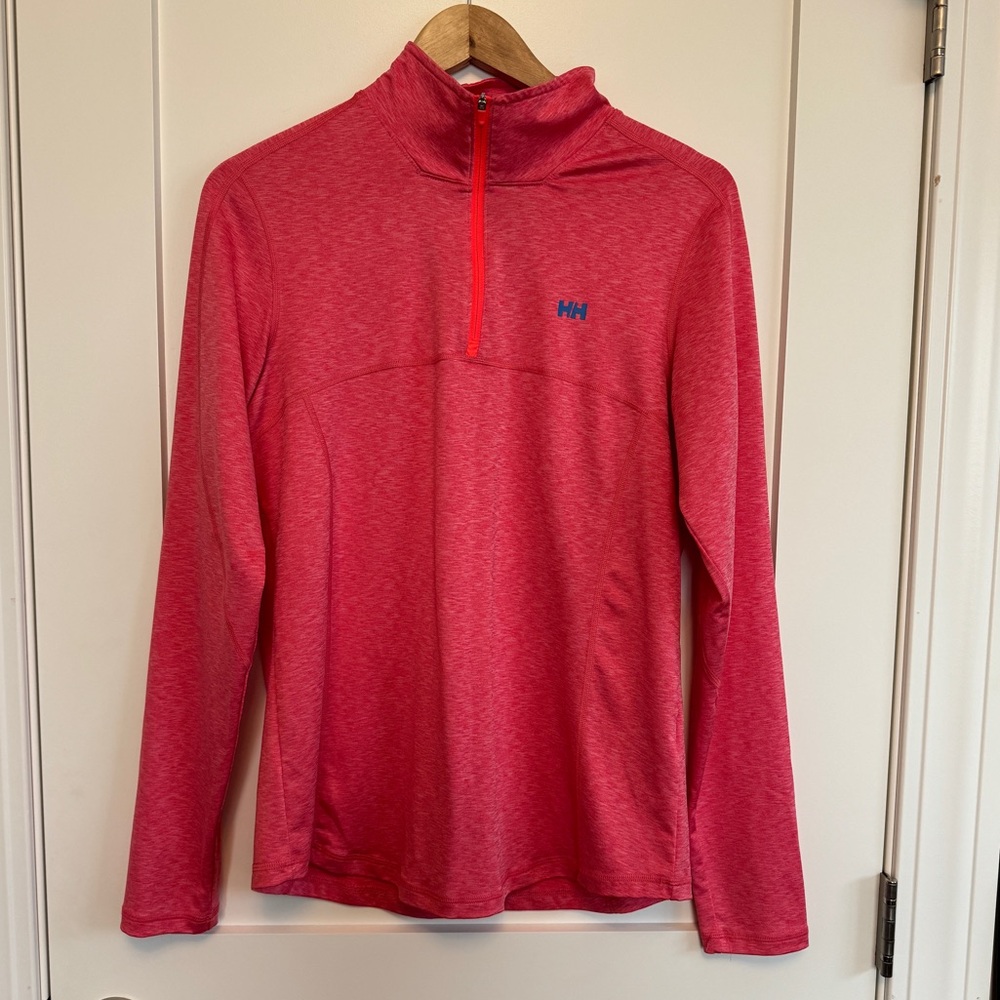 Helly Hansen Pink Heather 1/4 Zip Pullover